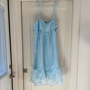 Wild Fable Sky Blue Kids Dress